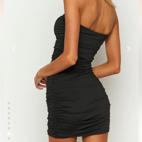 Beginning Boutique Night Out Black Glove Mini Dress - Picture 2 of 8